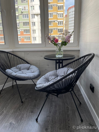 Видео отделки балкона REHAU_Delight_1